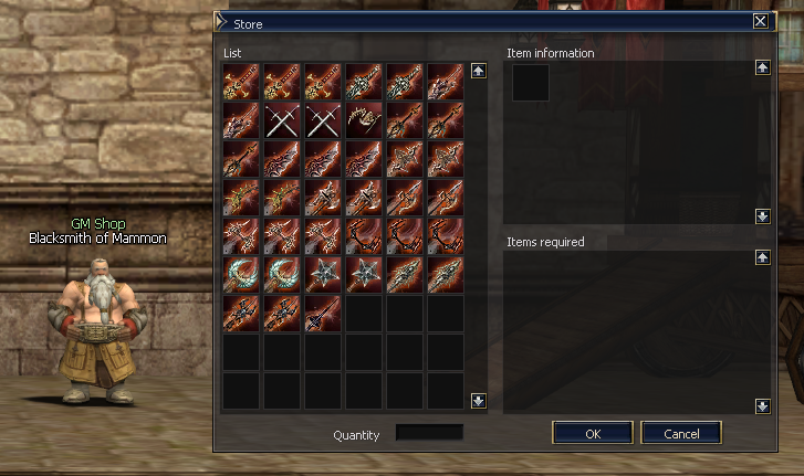 A Grade Weapons with Special Ability