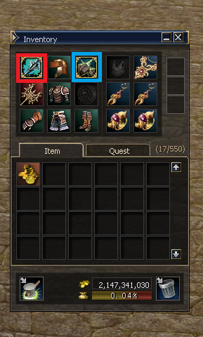 Eagon Gaming Tattoo Inventory Slots