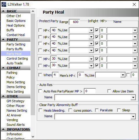 Party Heal